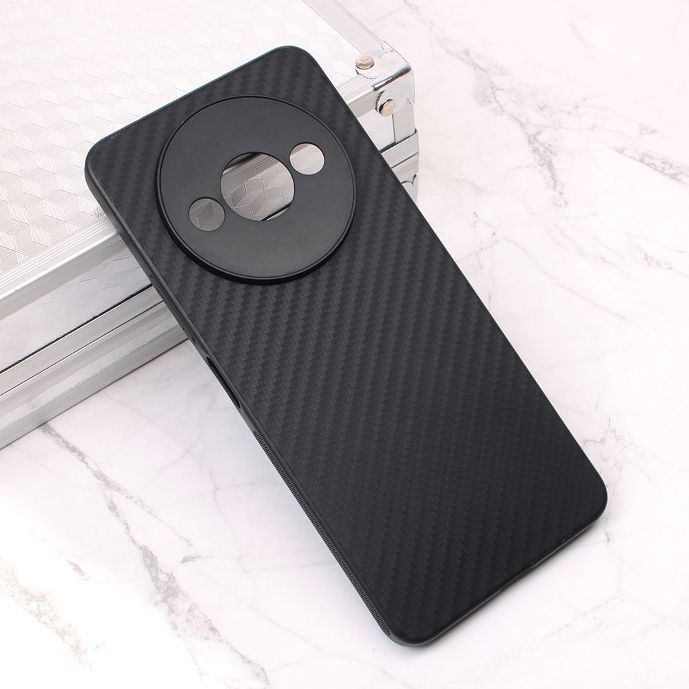 Maska za Xiaomi Redmi A3 — Carbon fiber, crna