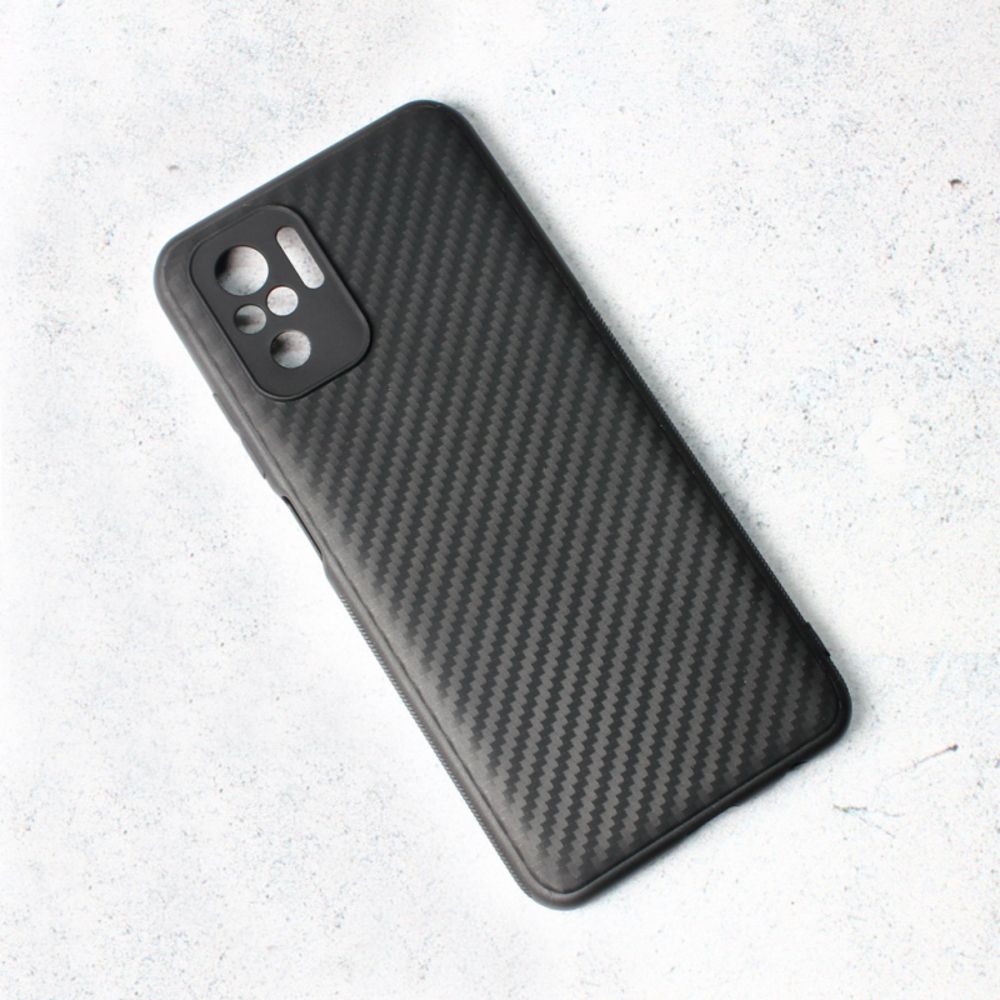 Maska za Samsung Galaxy Note 10 — Carbon fiber, crna