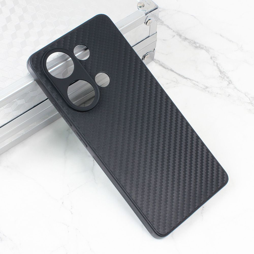 Maska za Samsung — Carbon fiber, crna