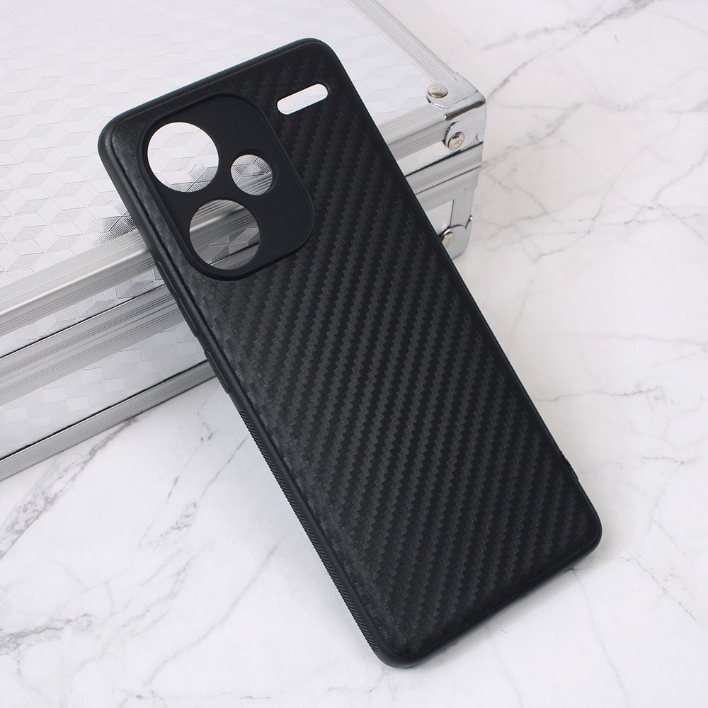 Maska za Samsung — Carbon fiber, crna