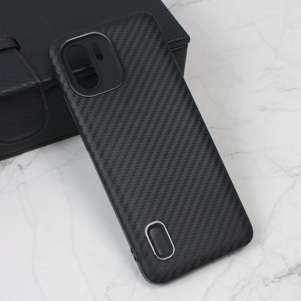 Maska za Xiaomi Redmi A1 — Carbon Stripe, crna
