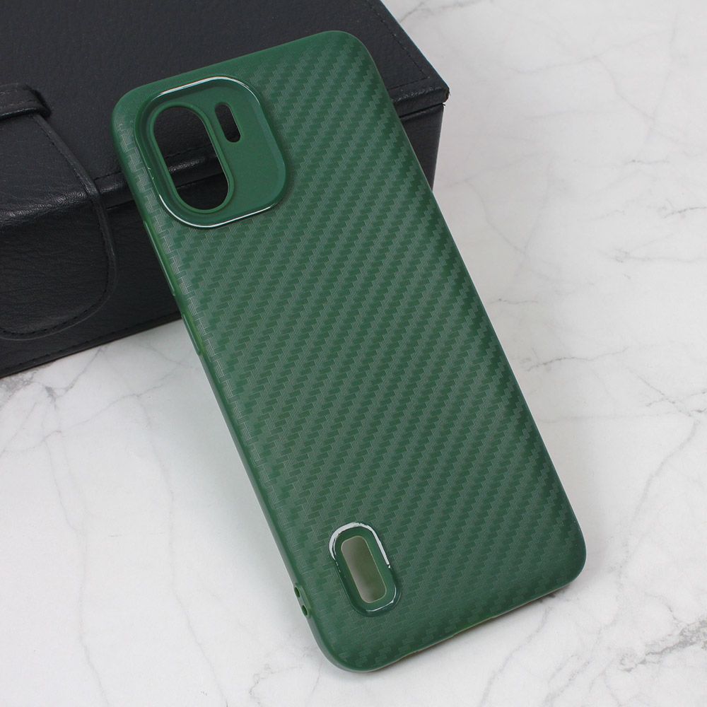 Maska za Xiaomi Redmi A1 — Carbon Stripe, zelena