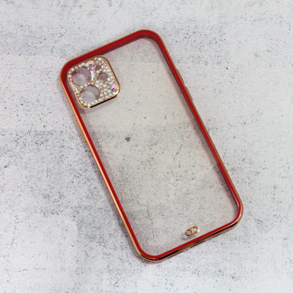 Maska za Apple iPhone 12 — Cirkon Camera, crvena