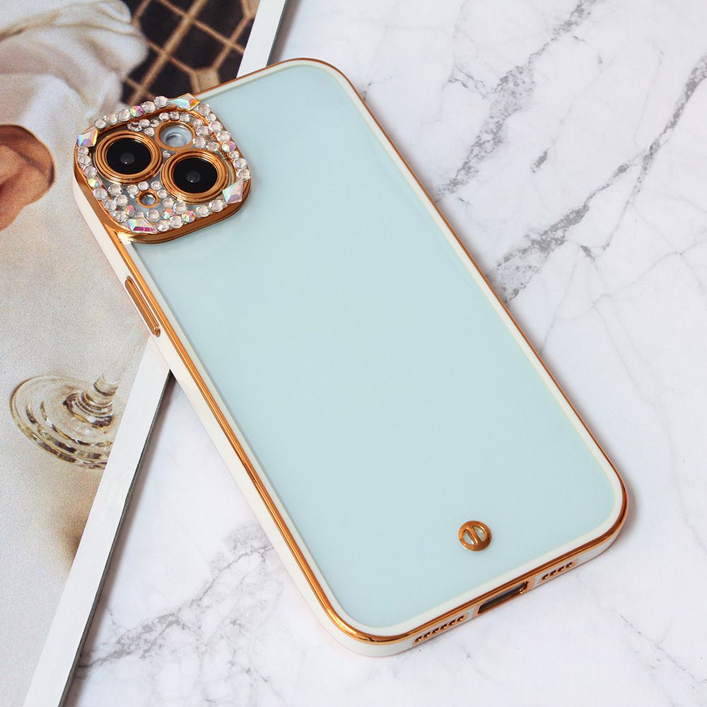 Maska za Apple iPhone 15 Plus — Cirkon Camera, bela