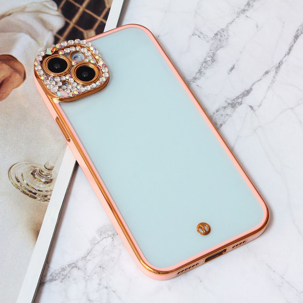 Maska za Apple iPhone 15 Plus — Cirkon Camera, roze