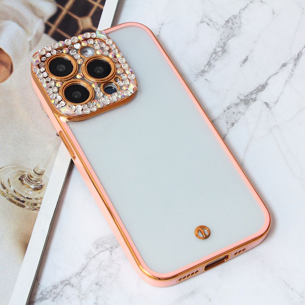 Maska za Apple iPhone 15 Pro — Cirkon Camera, roze