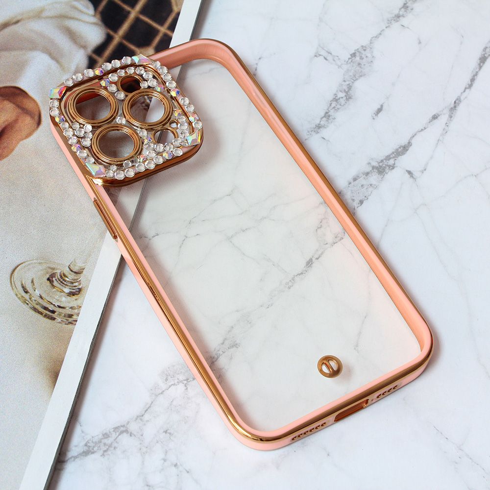 Maska za Apple iPhone 15 Pro Max — Cirkon Camera, roze