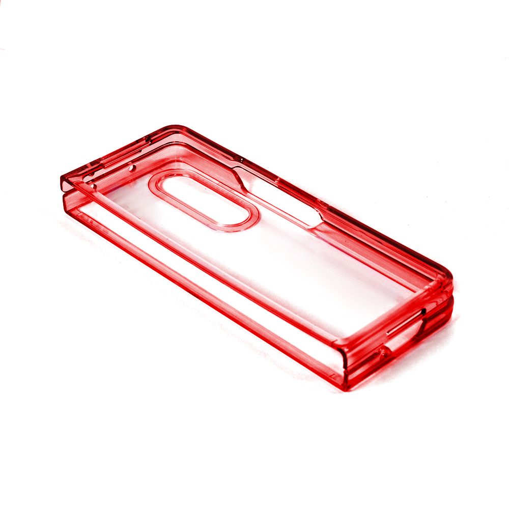 Maska za Samsung Galaxy Z Fold 4 — Clear TPU, crvena