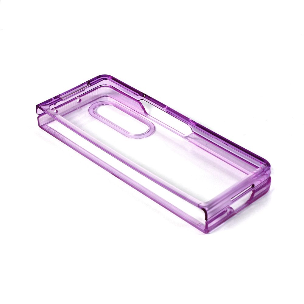 Maska za Samsung Galaxy Z Fold 4 — Clear TPU, ljubicasta