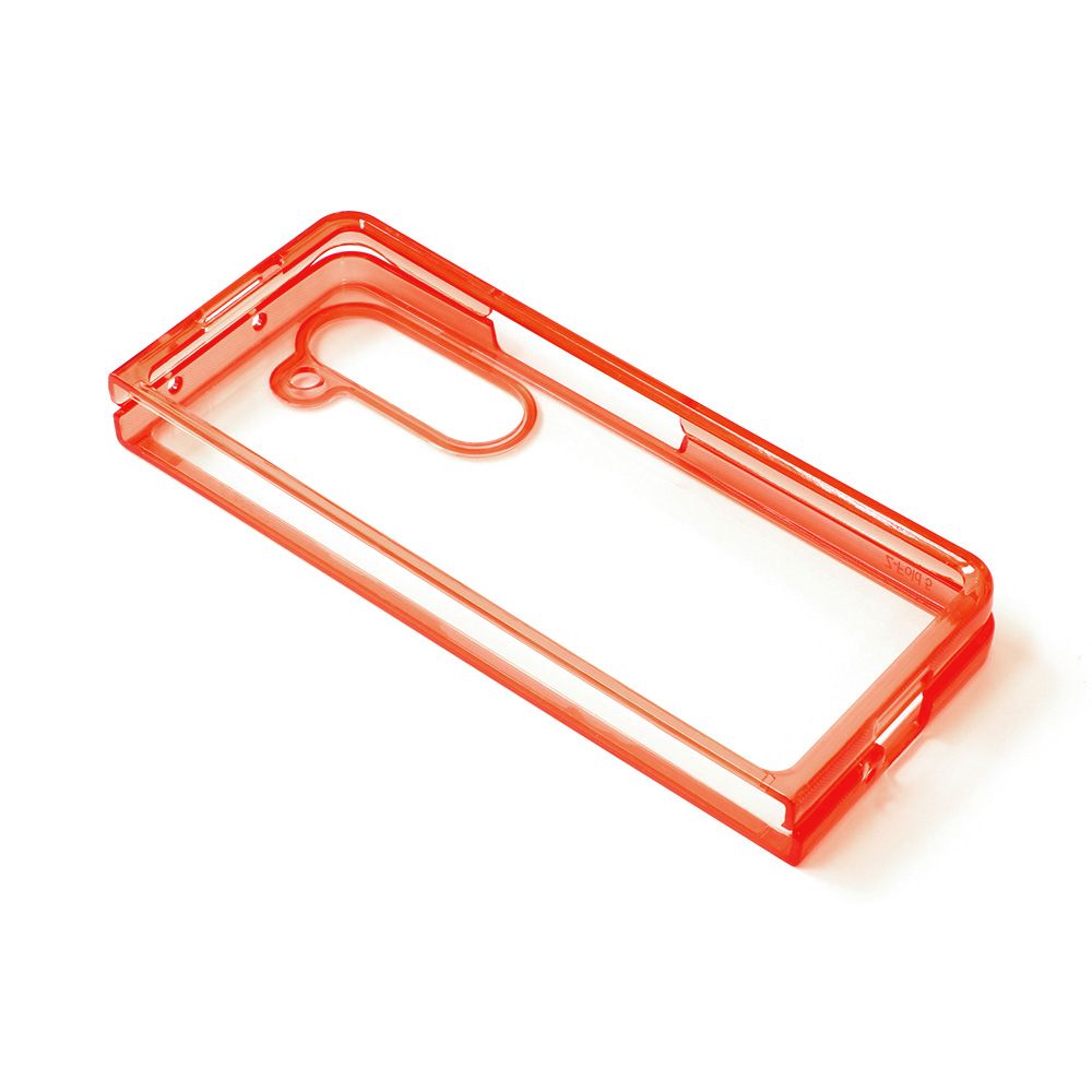 Maska za Samsung Galaxy Z Fold 5 — Clear TPU, crvena