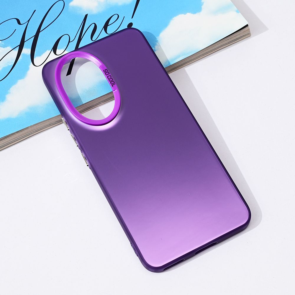 Maska za Honor 200 — Clear, ljubicasta