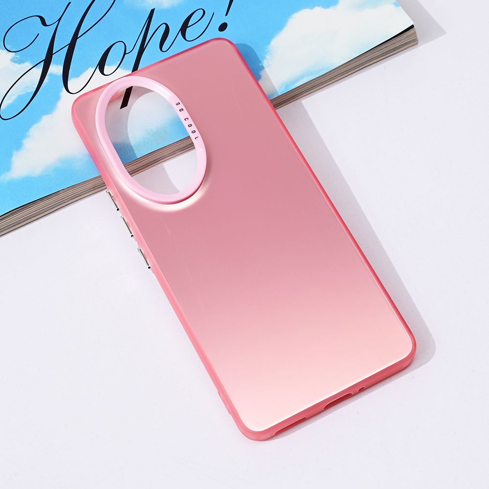 Maska za Honor 200 Pro — Clear, roza