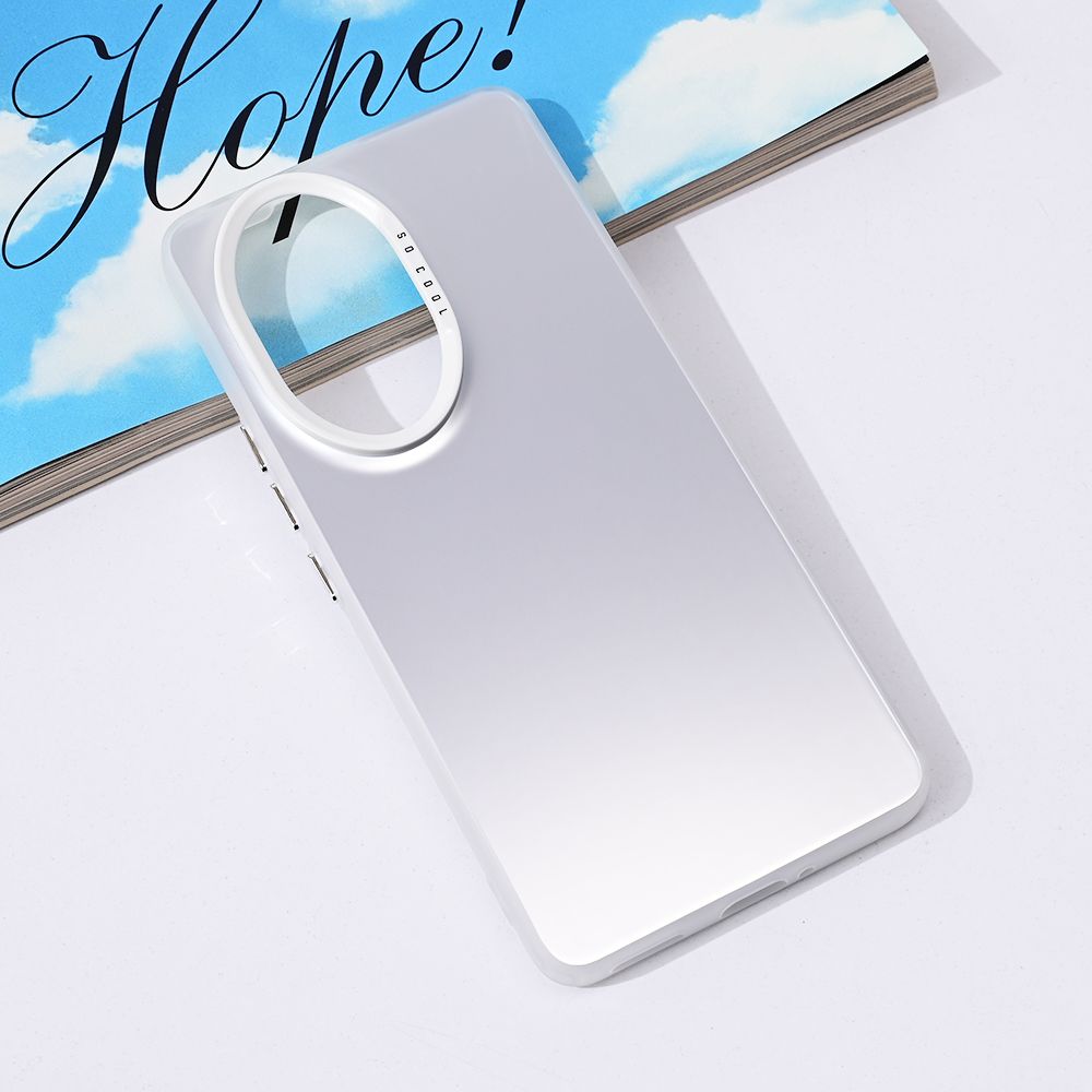 Maska za Honor 200 Pro — Clear, srebrna