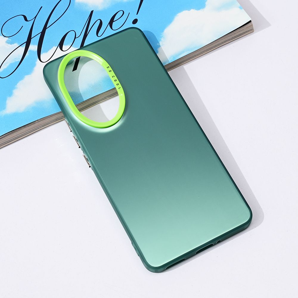 Maska za Honor 200 Pro — Clear, zelena