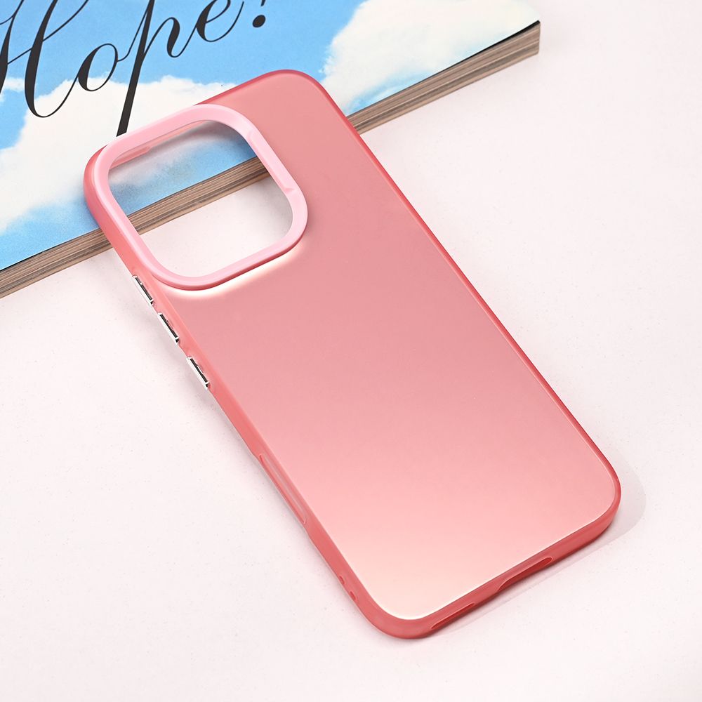 Maska za Honor 400 Lite — Clear, roze