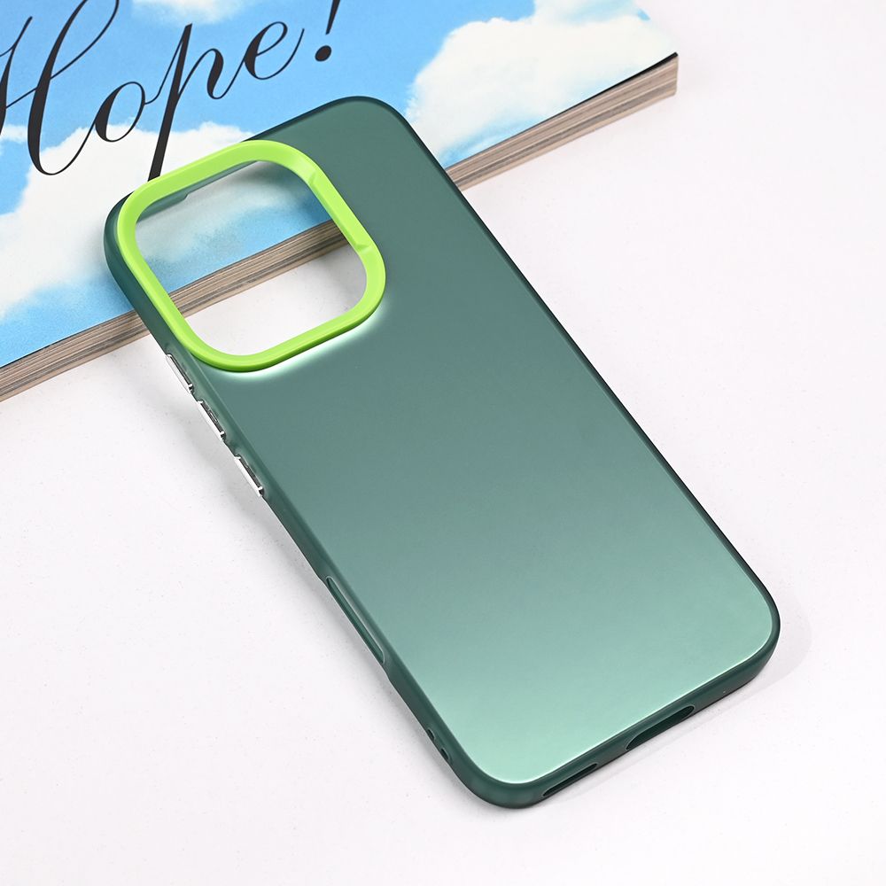 Maska za Honor 400 Lite — Clear, zelena