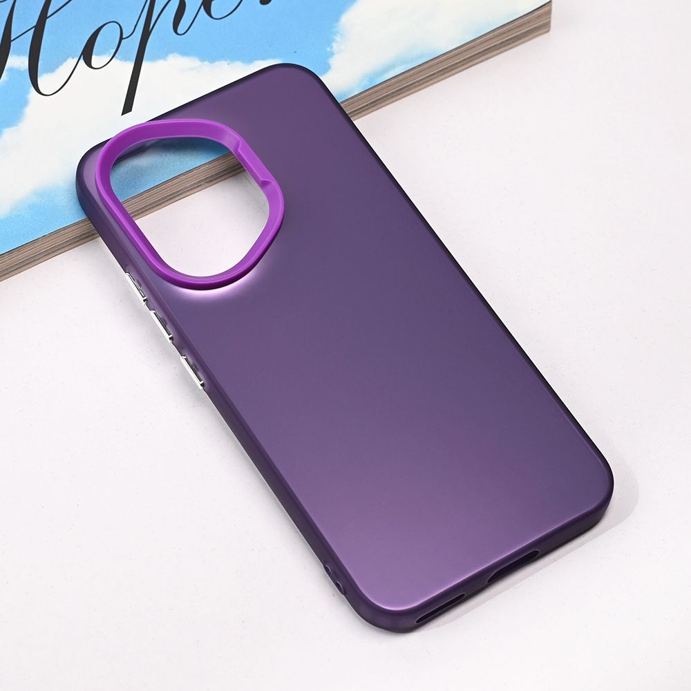 Maska za Honor 400 — Clear, ljubicasta