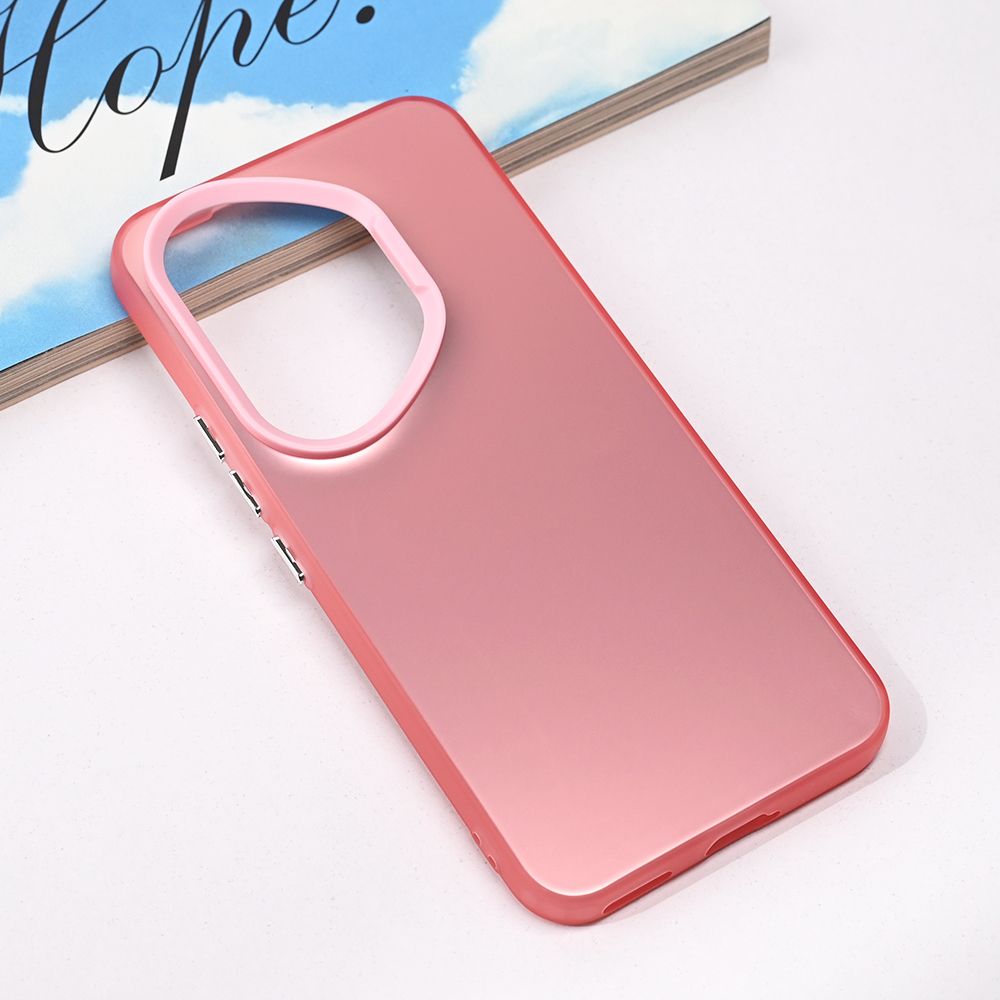 Maska za Honor 400 Pro — Clear, roze