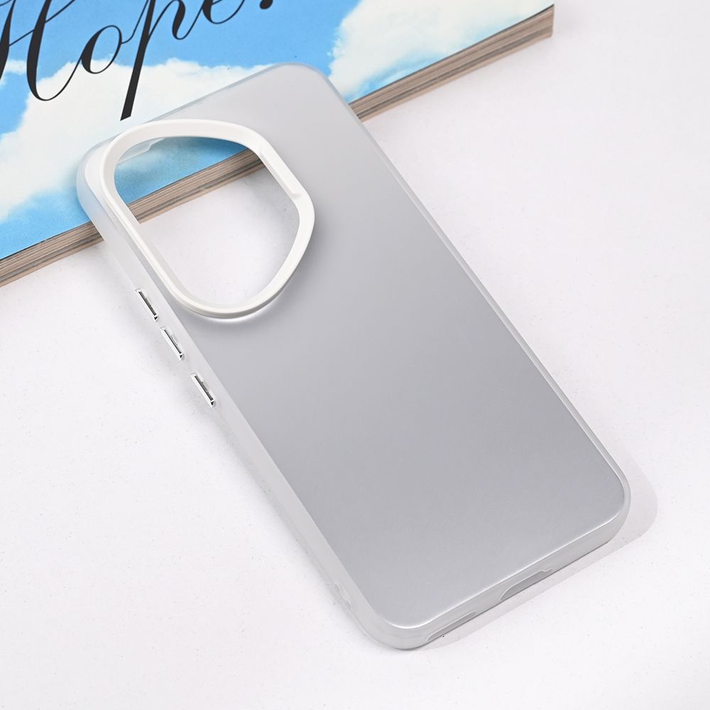 Maska za Honor 400 Pro — Clear, srebrna