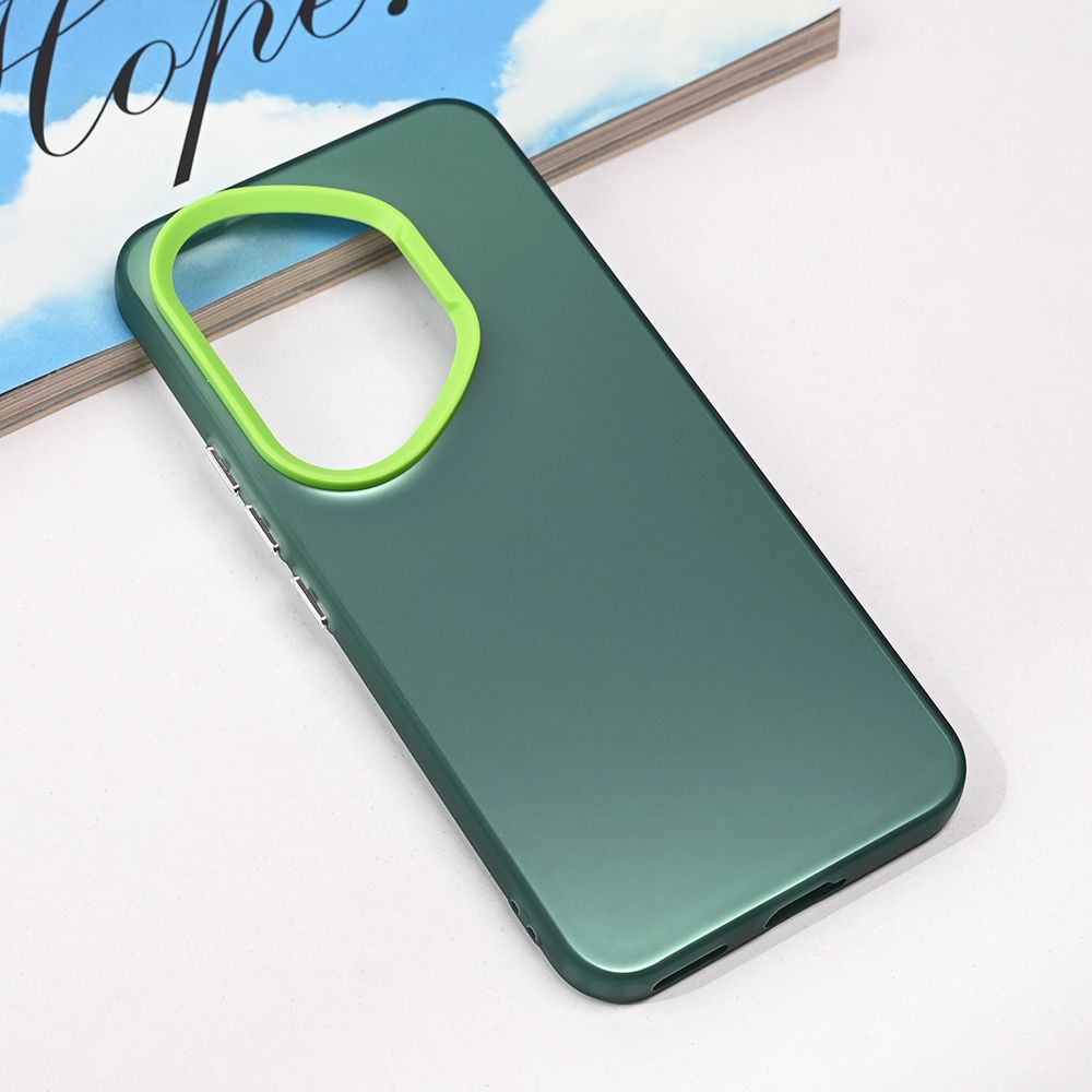 Maska za Honor 400 Pro — Clear, zelena