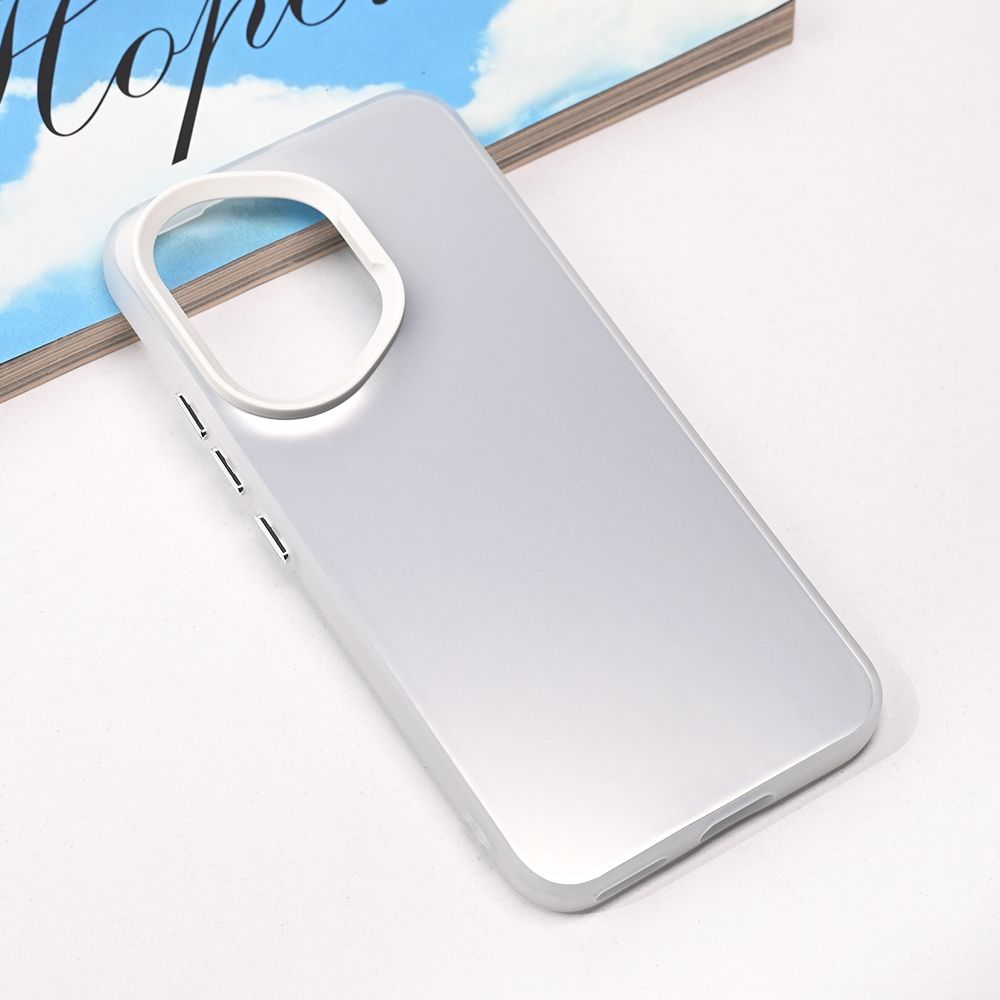 Maska za Honor 400 — Clear, srebrna