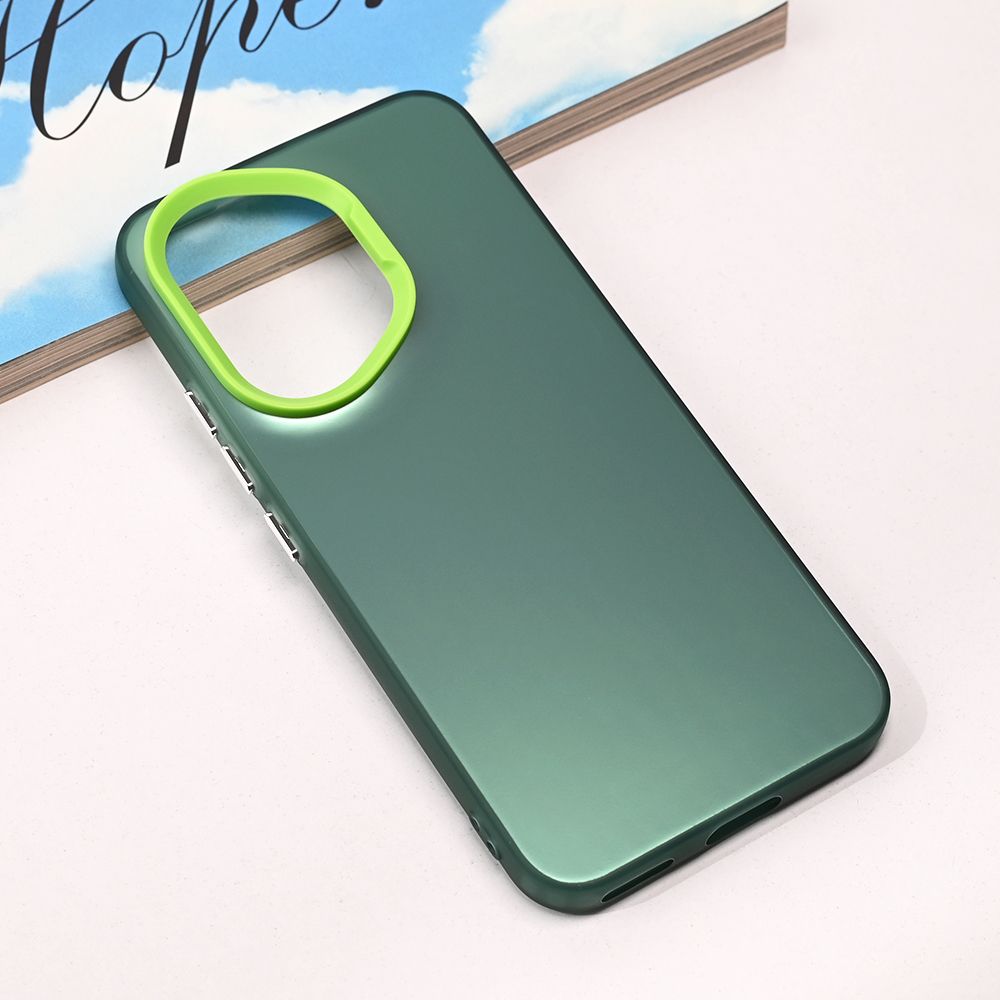 Maska za Honor 400 — Clear, zelena