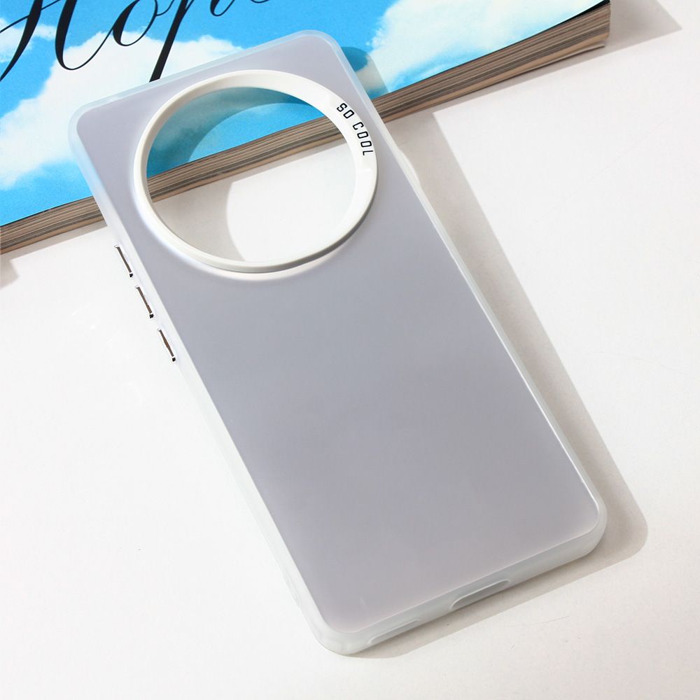 Maska za Honor Magic 6 Lite — Clear, srebrna