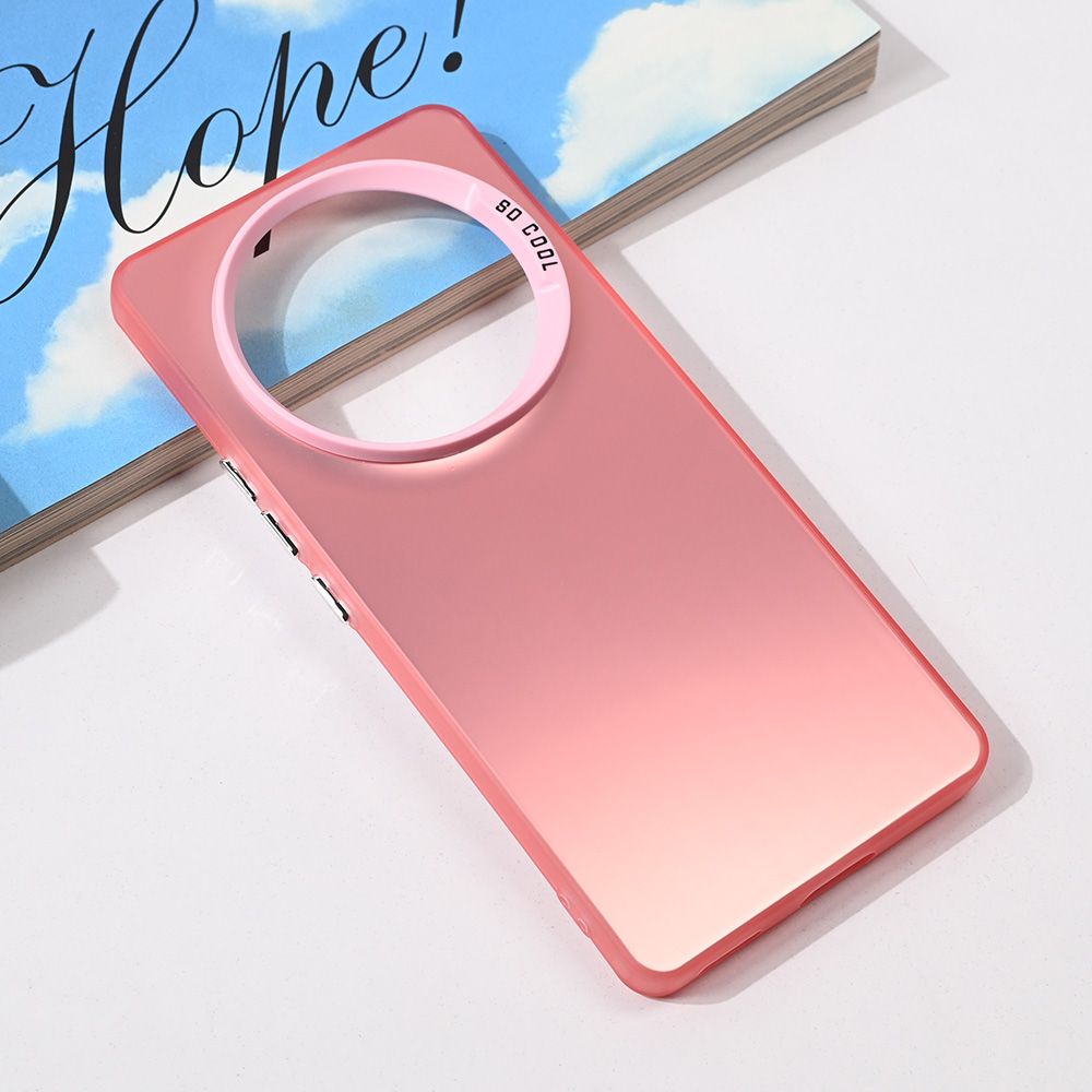 Maska za Honor Magic 7 Lite — Clear, roze
