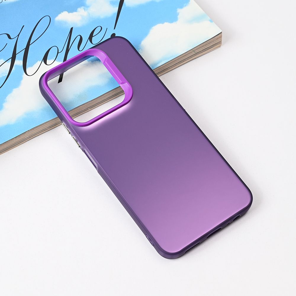 Maska za Honor X6c — Clear, ljubicasta