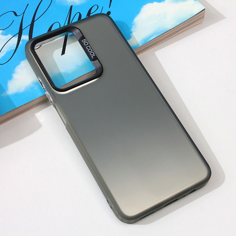 Maska za Honor X7a — Clear, crna