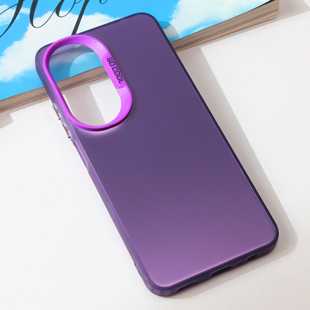 Maska za Honor X7b — Clear, ljubicasta