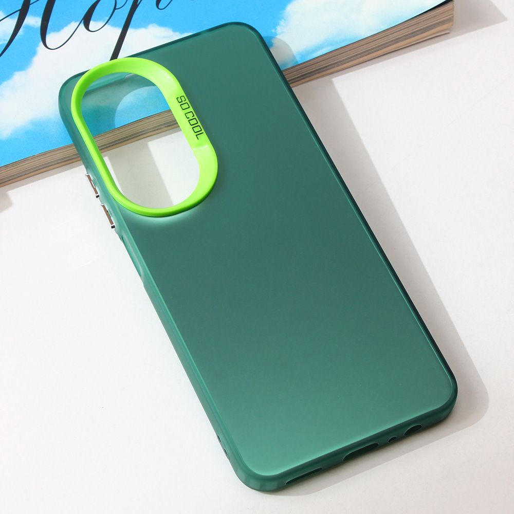 Maska za Honor X7b — Clear, zelena