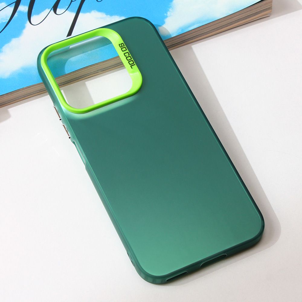 Maska za Honor X8b — Clear, zelena