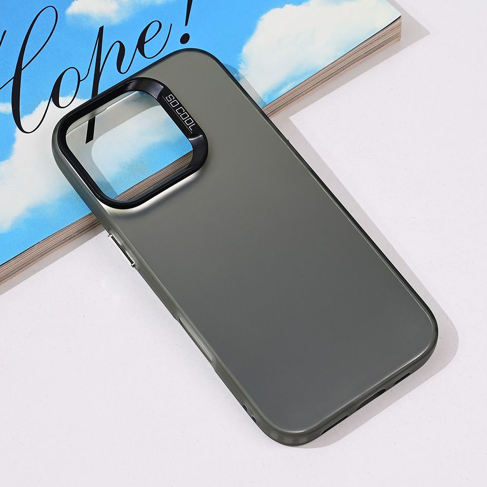 Maska za Apple iPhone 16 Pro — Clear, crna