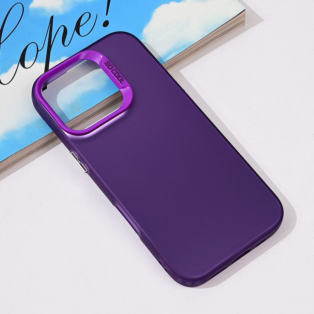 Maska za Apple iPhone 16 Pro — Clear, ljubicasta