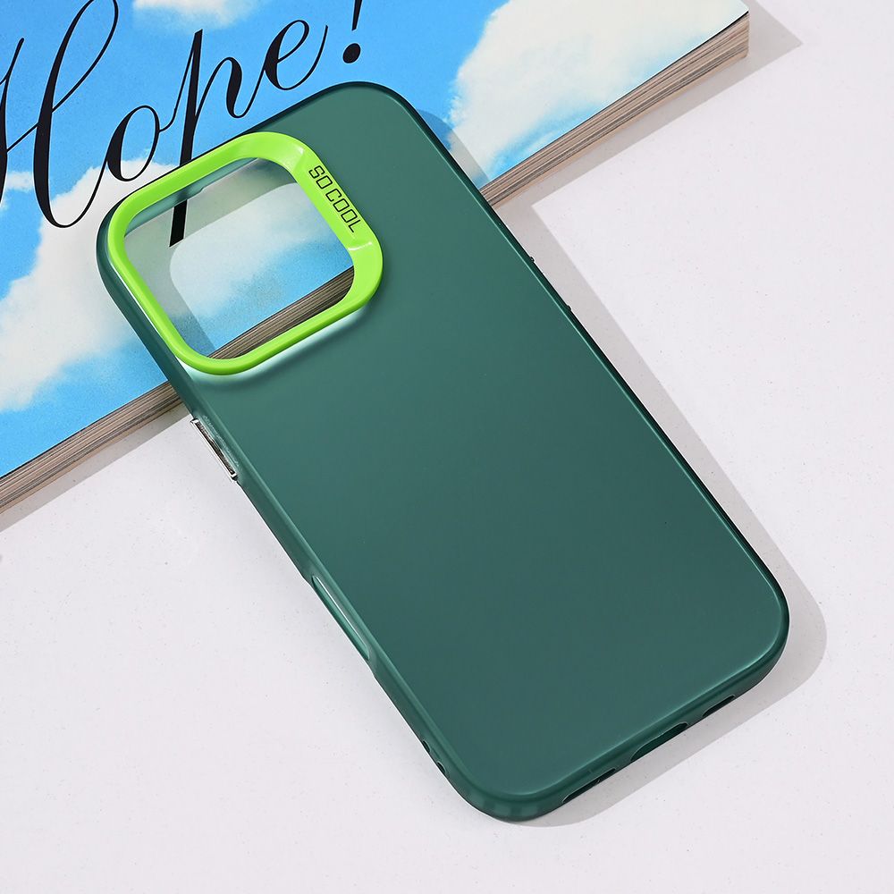 Maska za Apple iPhone 16 Pro — Clear, zelena