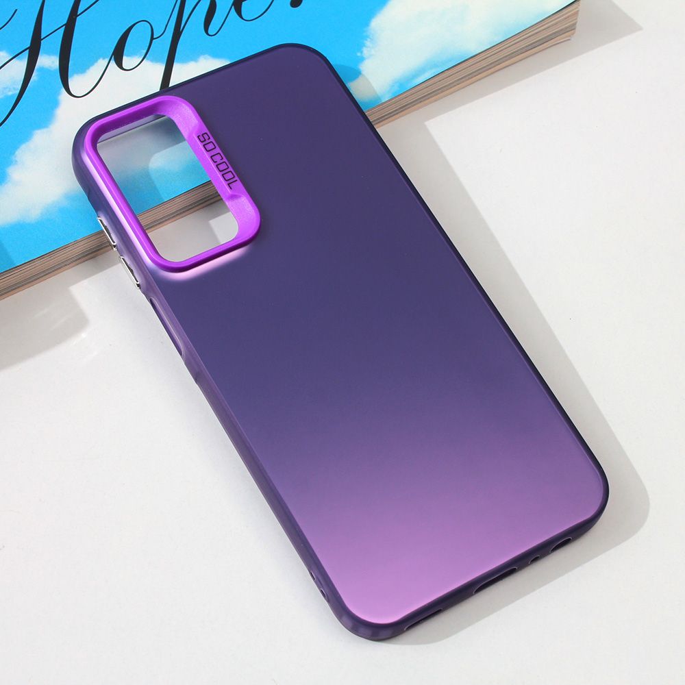 Maska za Samsung Galaxy A15 5G — Clear, ljubicasta