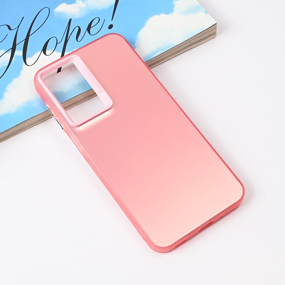 Maska za Samsung Galaxy A17 4G — Clear, roze