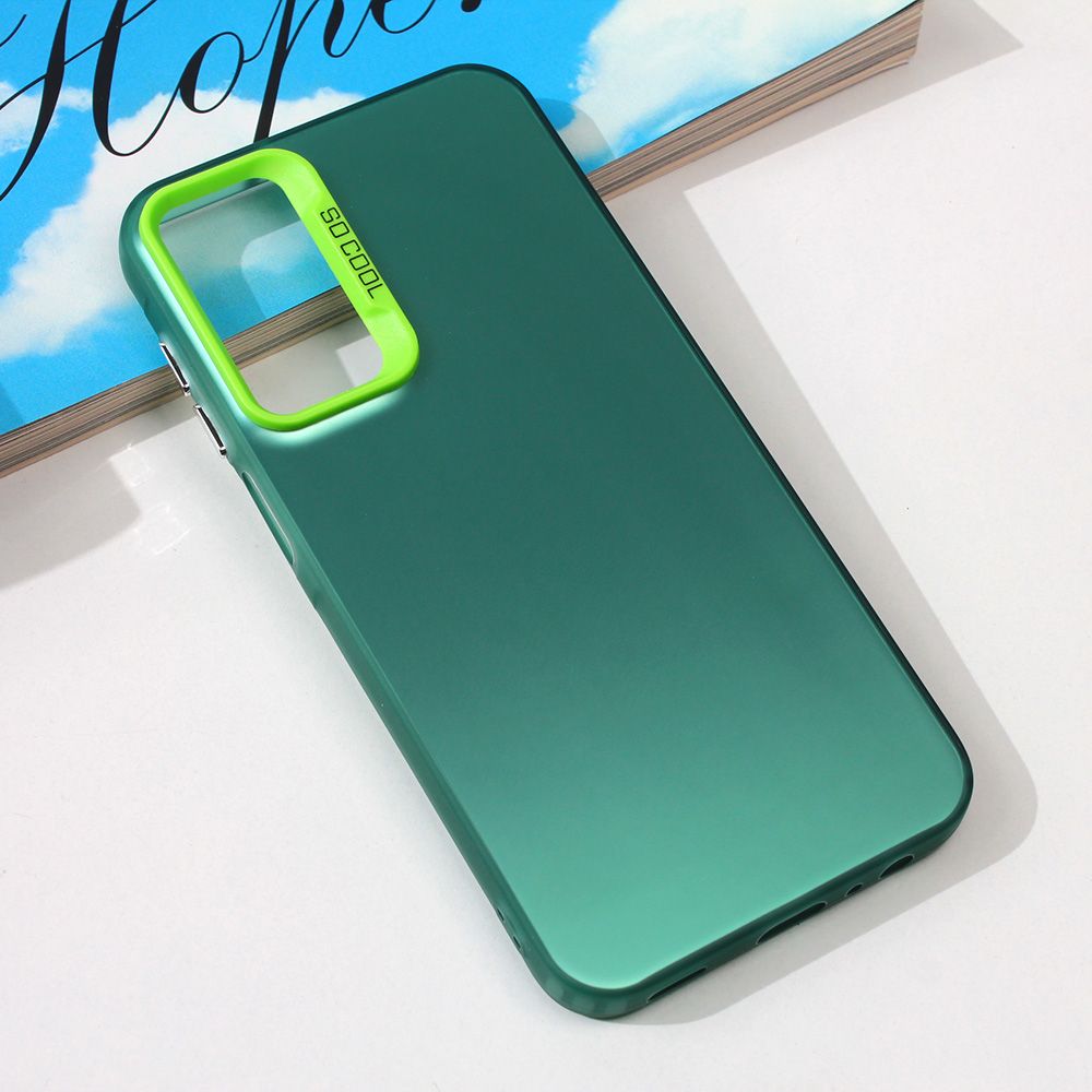 Maska za Samsung Galaxy A25 5G — Clear, zelena