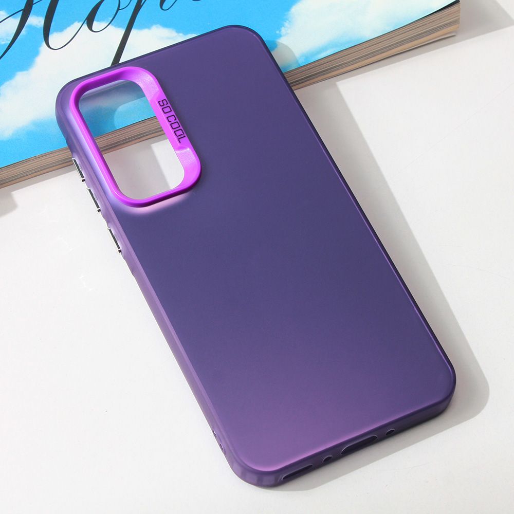 Maska za Samsung Galaxy A35 5G — Clear, ljubicasta