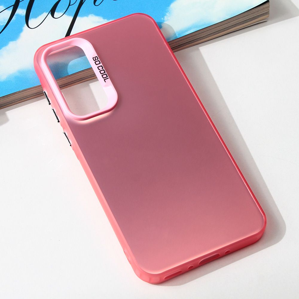 Maska za Samsung Galaxy A35 5G — Clear, roza