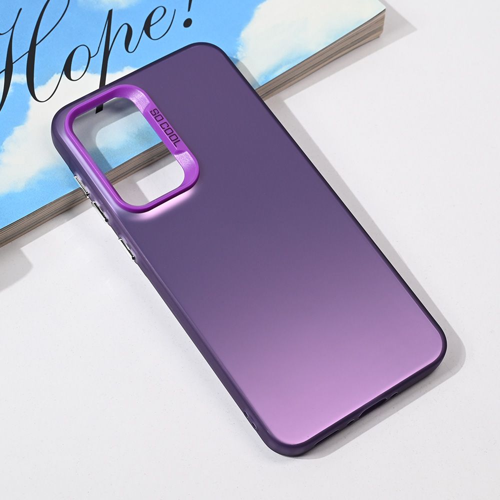 Maska za Samsung Galaxy A36 5G — Clear, ljubicasta