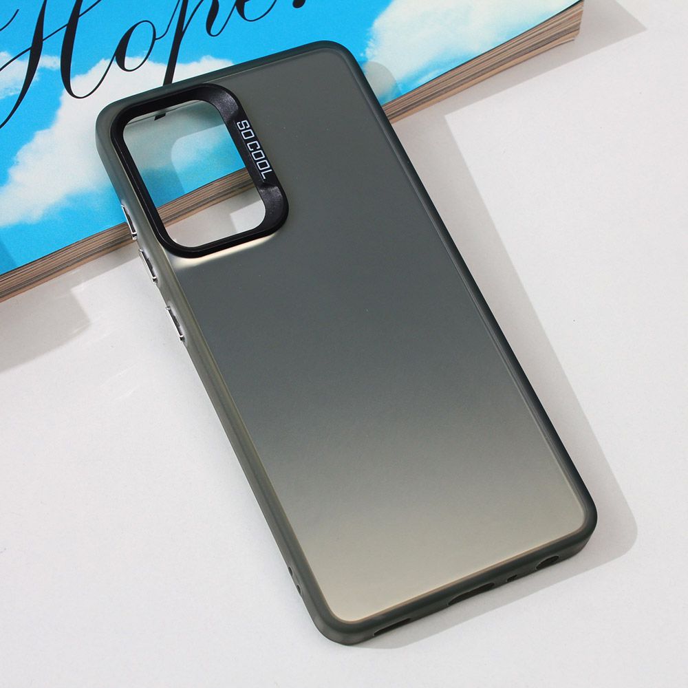 Maska za Samsung Galaxy A52s 5G — Clear, crna