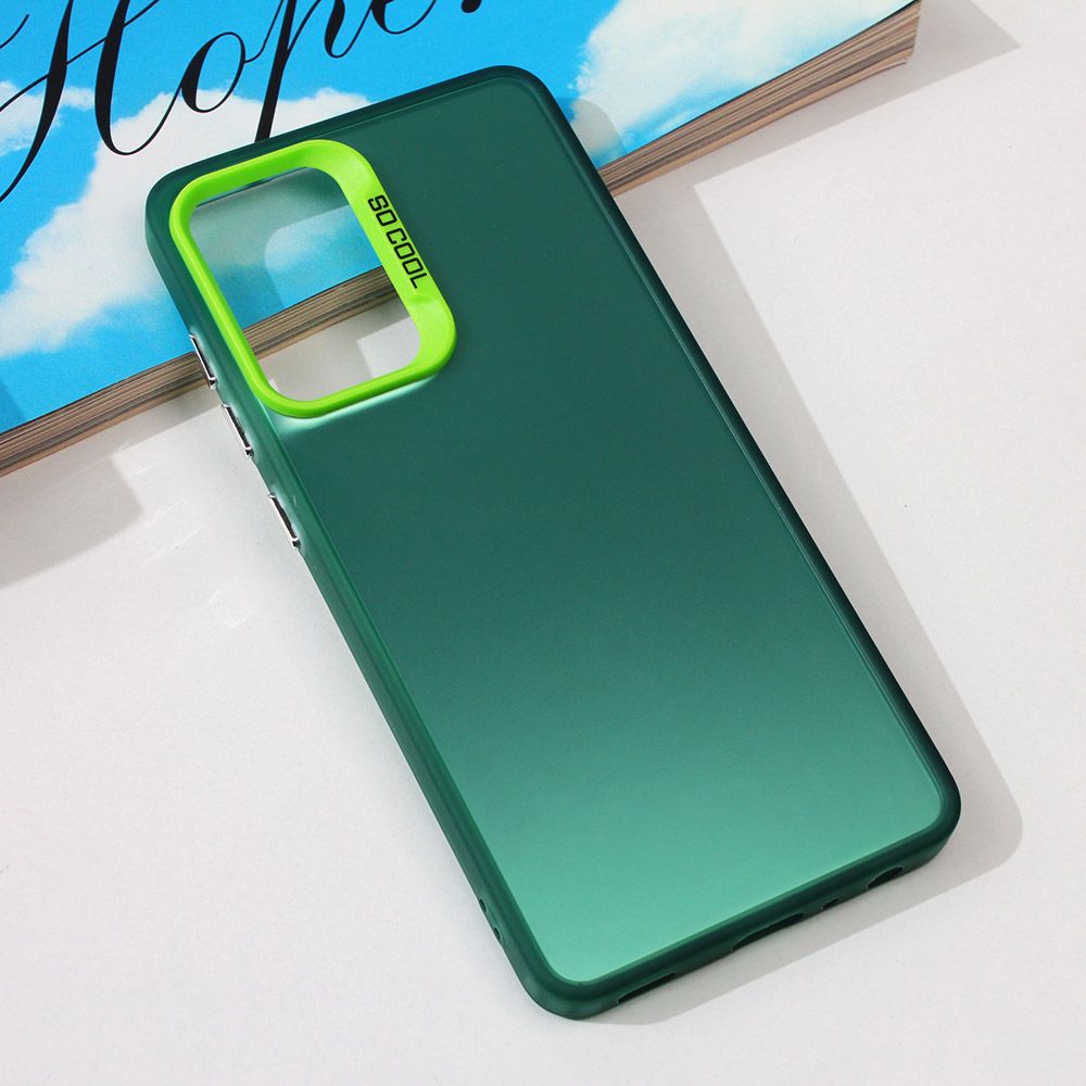 Maska za Samsung Galaxy A52s 5G — Clear, zelena