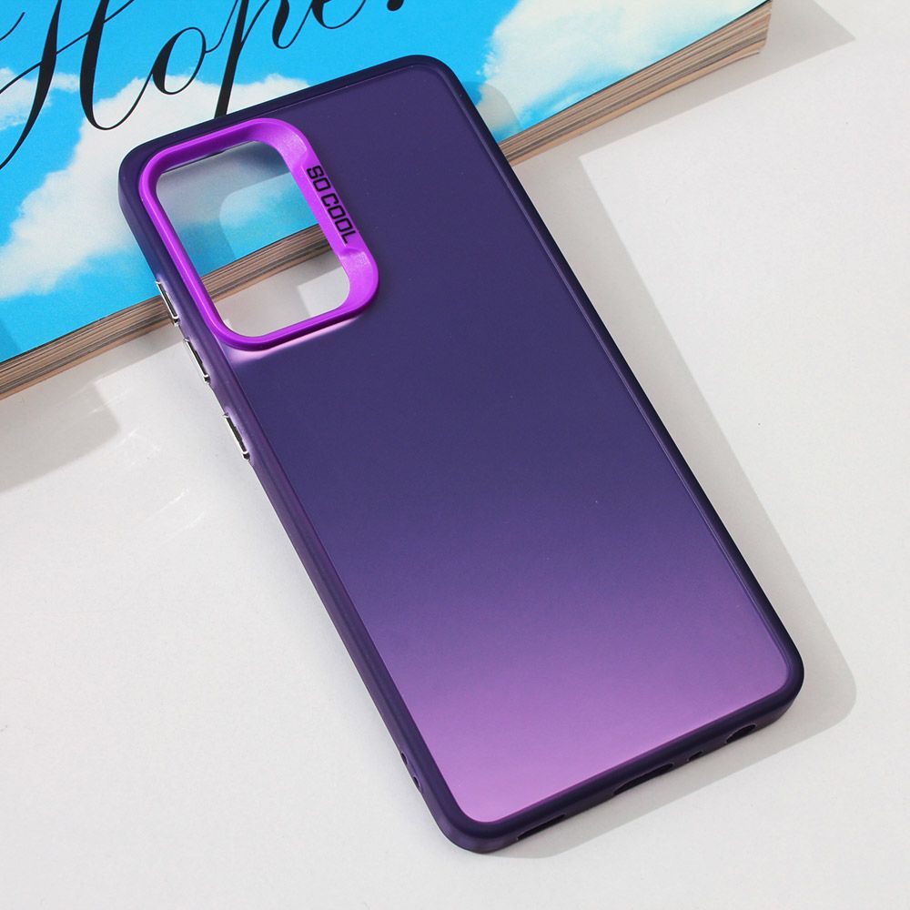 Maska za Samsung Galaxy A52s 5G — Clear, ljubicasta