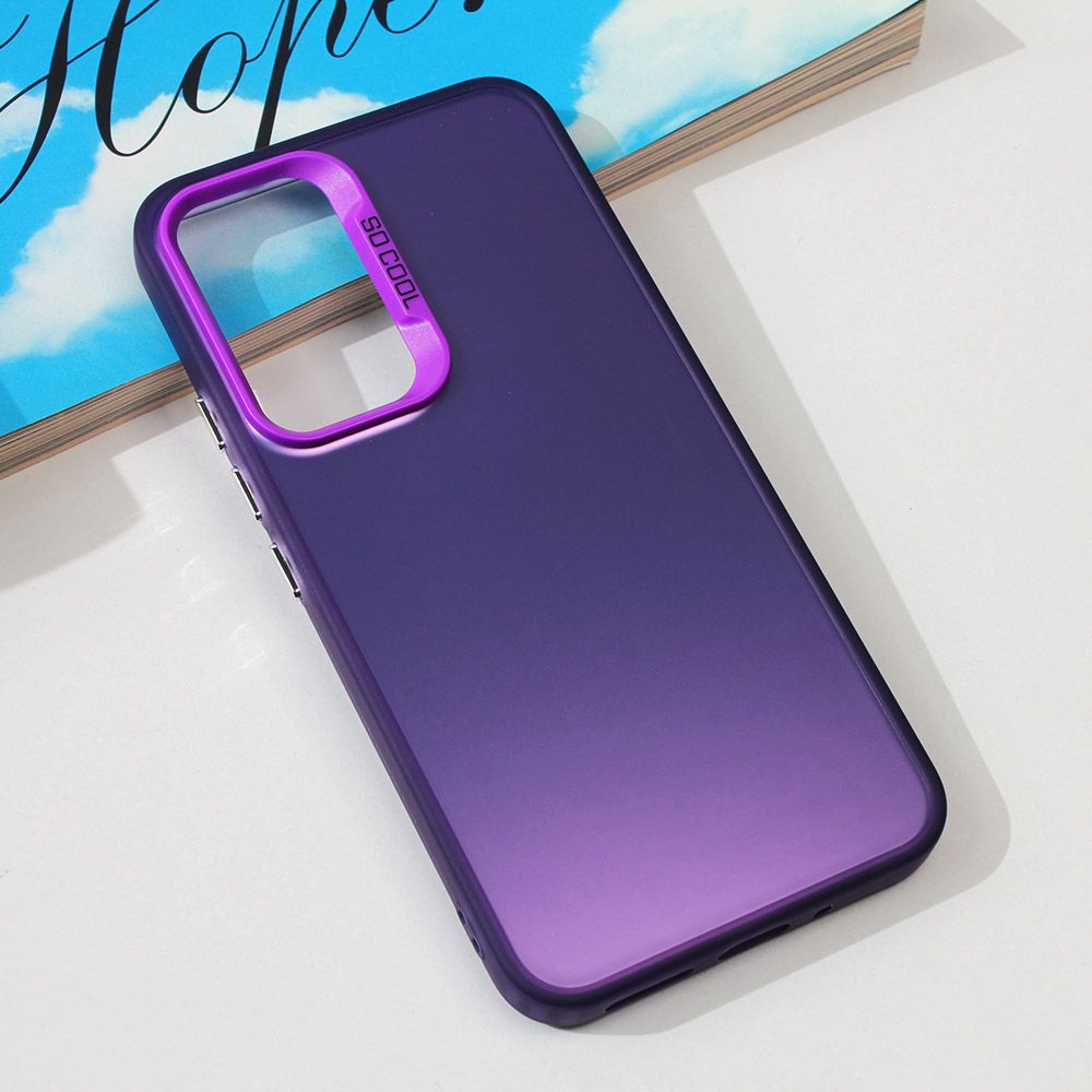 Maska za Samsung Galaxy A54 5G — Clear, ljubicasta
