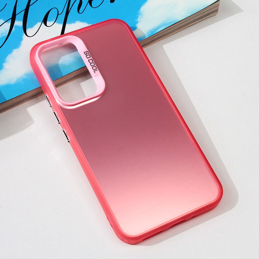 Maska za Samsung Galaxy A54 5G — Clear, roza
