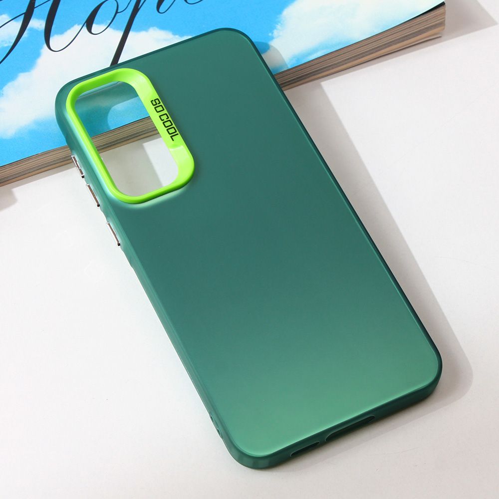 Maska za Samsung Galaxy A55 5G — Clear, zelena