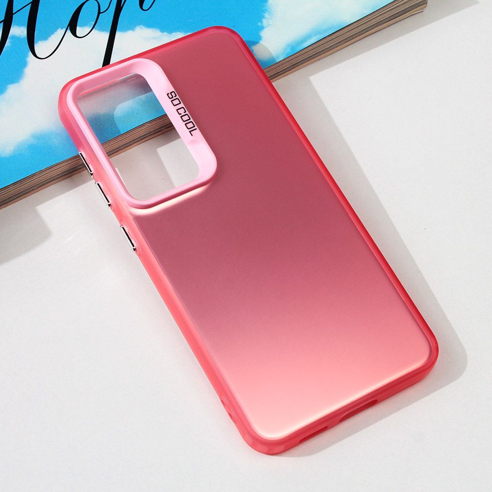 Maska za Samsung Galaxy S24 — Clear, roza