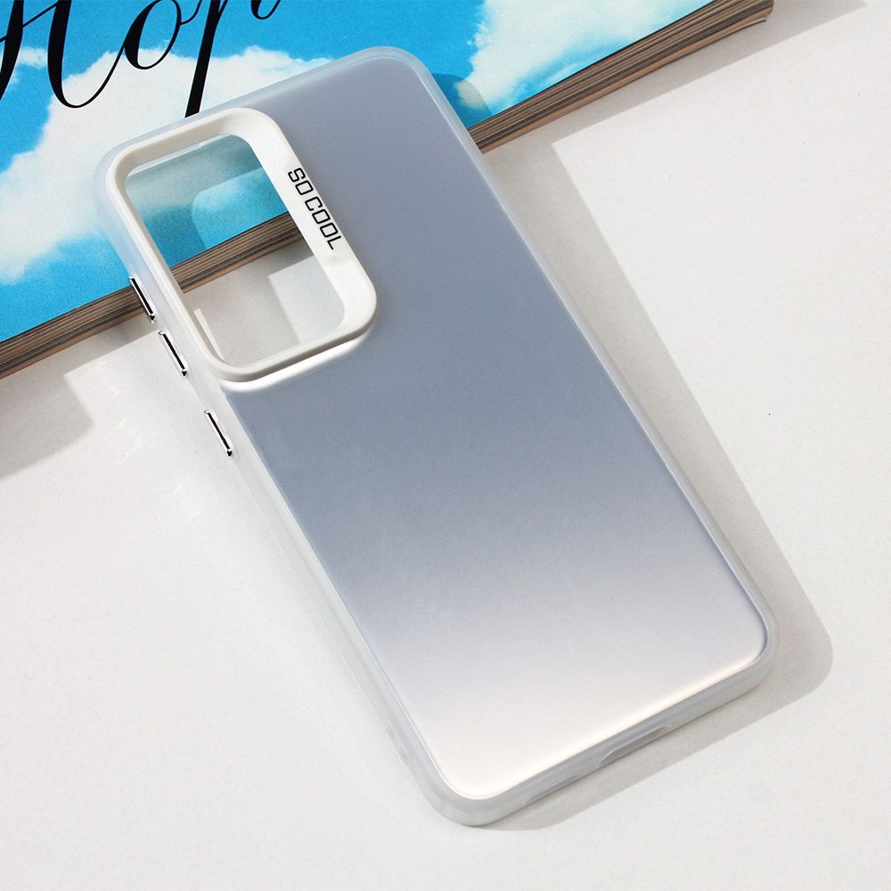Maska za Samsung Galaxy S24 — Clear, srebrna